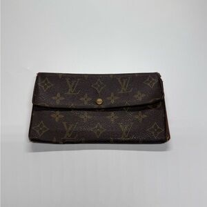 Louis Vuitton Monogram Long Wallet Sarah *PROJECT PIECE FLAWED*
